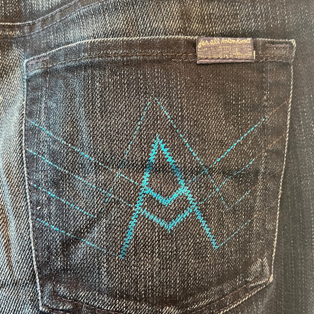 7 for all mankind “A” Pocket boot cut jeans, size 30